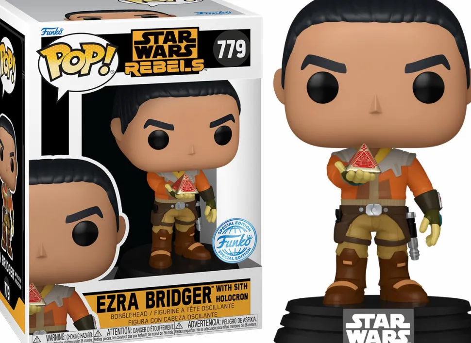 Star Wars: Rebels - Ezra Bridger with Sith Holocron Pop! Vinyl Figure
