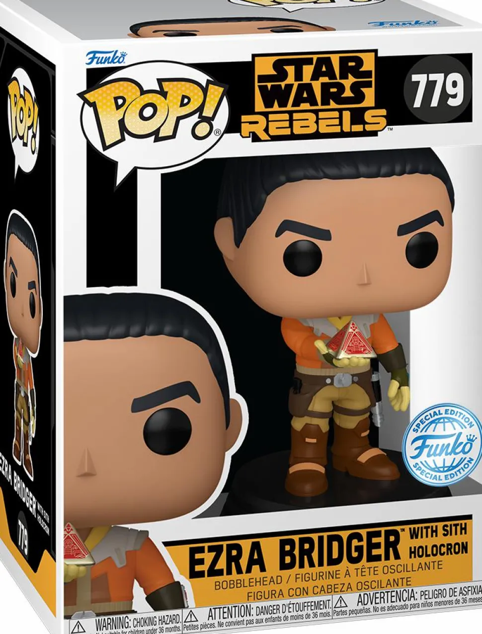 Star Wars: Rebels - Ezra Bridger with Sith Holocron Pop! Vinyl Figure