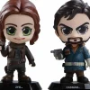 Star Wars: Rogue One - Jyn & Cassian Cosbaby 3.75” Hot Toys Bobble Head Figure 2-Pack