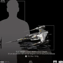 Star Wars: The Book of Boba Fett - Mando’s N-1 Star fighter 1/20th Scale Statue