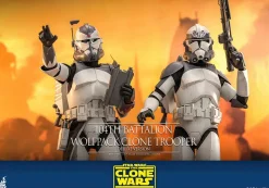 Star Wars: The Clone Wars - 104th Battalion Wolfpack Clone Trooper Deluxe Version 1/6th Scale Hot Toys Action Figure
