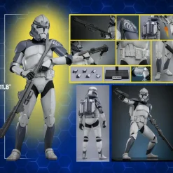 Star Wars: The Clone Wars - 104th Battalion Wolfpack Clone Trooper 1/6th Scale Hot Toys Action Figure