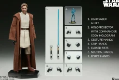 Star Wars: The Clone Wars - Obi-Wan Kenobi 1/6th Scale Action Figure