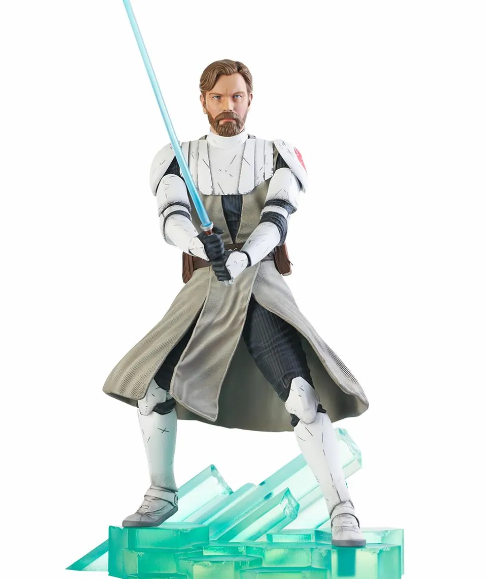 Star Wars: The Clone Wars - General Obi-Wan Kenobi Premier Collection 11” Statue