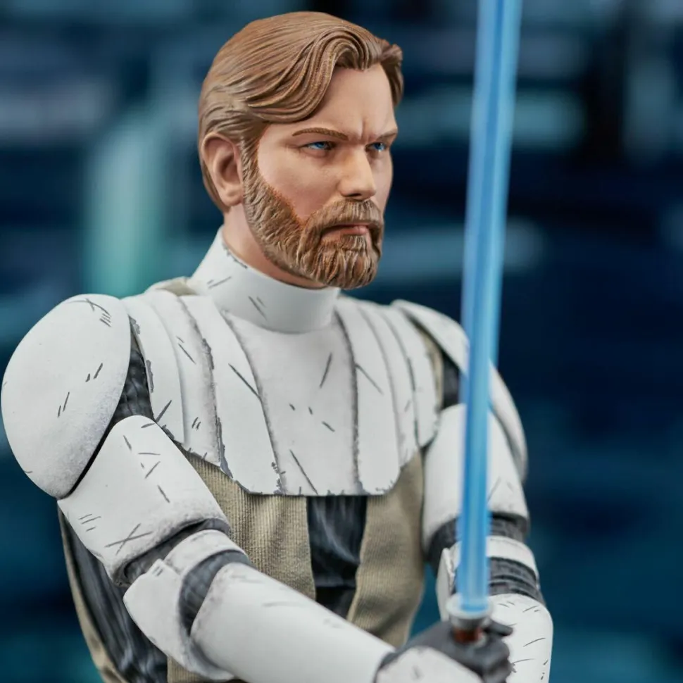 Star Wars: The Clone Wars - General Obi-Wan Kenobi Premier Collection 11” Statue