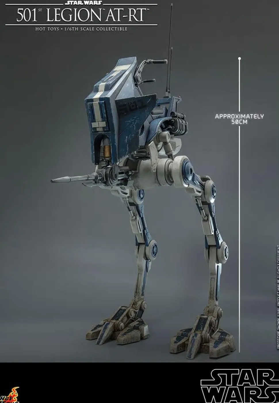 Star Wars: The Clone Wars - 501ST Legion AT-RT 1/6th Scale Hot Toys Figure