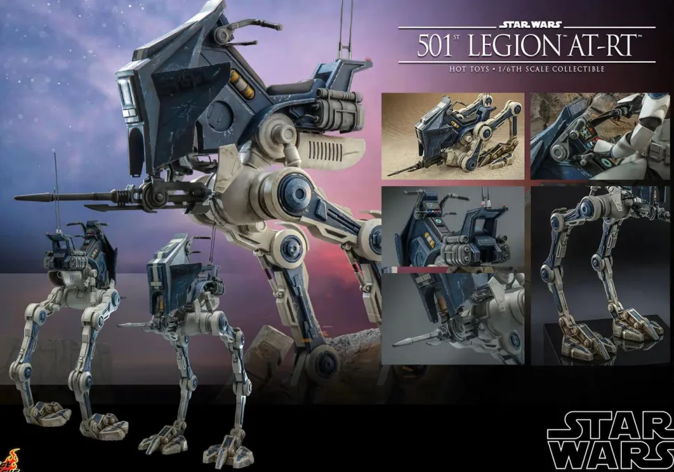 Star Wars: The Clone Wars - 501ST Legion AT-RT 1/6th Scale Hot Toys Figure