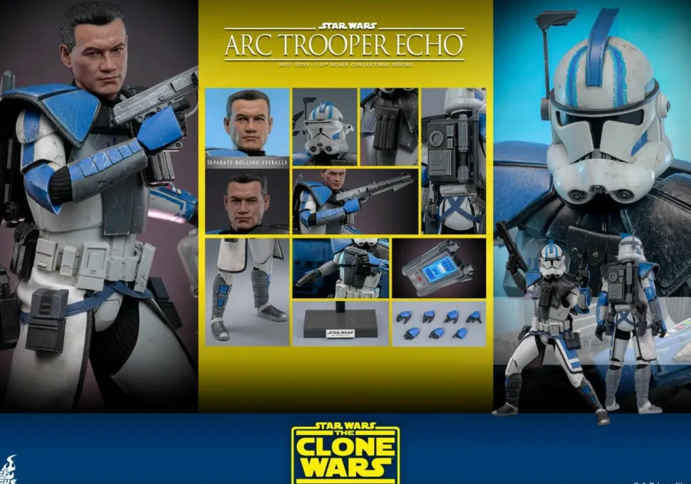 Star Wars: The Clone Wars - ARC Trooper Echo 1/6th Scale Hot Toys Action Figure