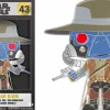Star Wars: The Clone Wars - Cad Bane 4" Enamel Pop! Pin