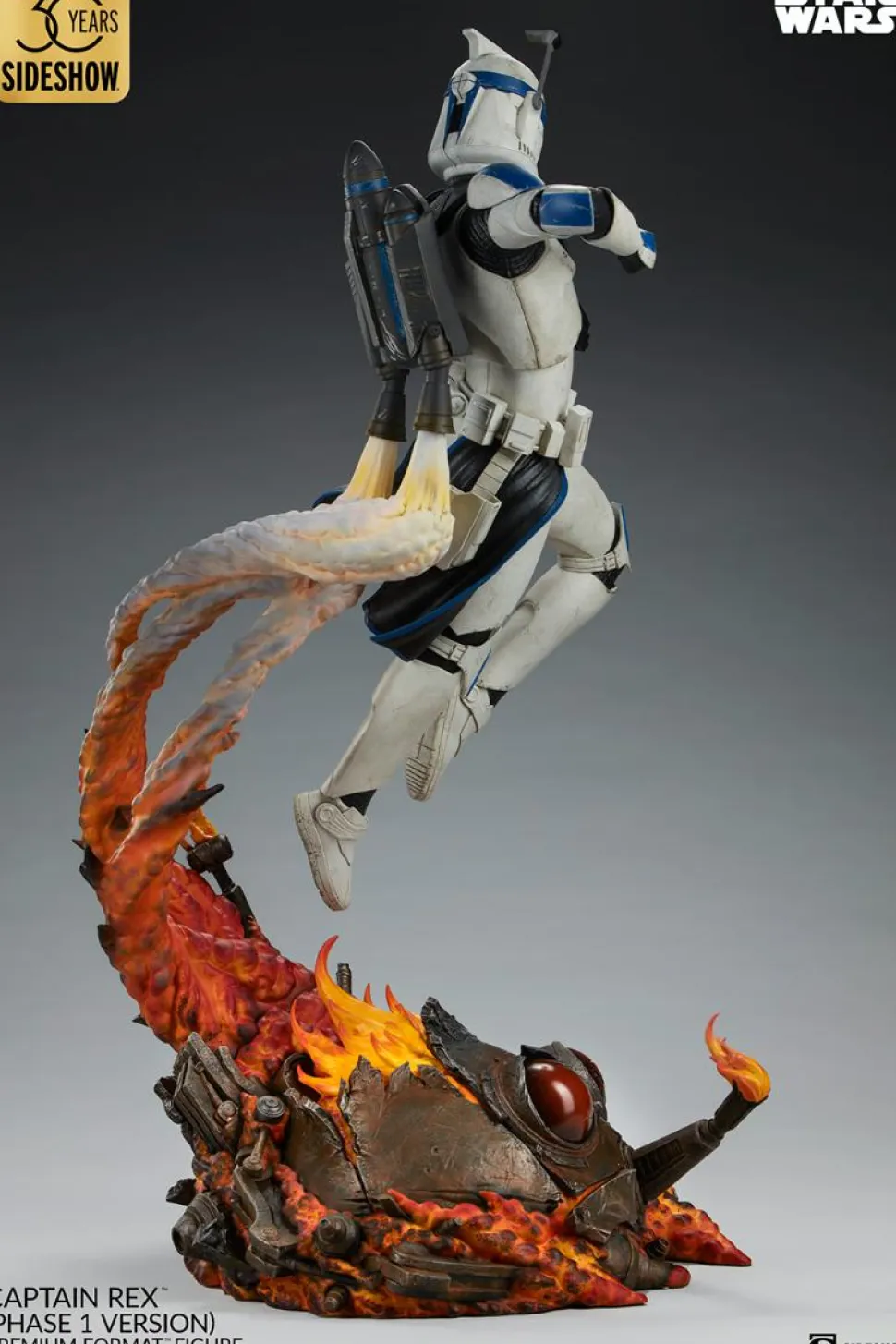 Star Wars: The Clone Wars - Captain Rex (Phase 1 Version) Premium Format Statue (Sideshow Exclusive)