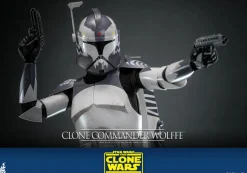 Star Wars: The Clone Wars - Clone Commander Wolffe 1/6th Scale Hot Toys Action Figure