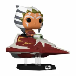 Star Wars: The Clone Wars - Ahsoka Tano in Delta-7B Jedi Starfighter Pop! Rides Vinyl Figure