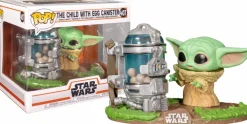 Star Wars: The Mandalorian - The Child (Baby Yoda) with Egg Canister Deluxe Pop! Vinyl Figure