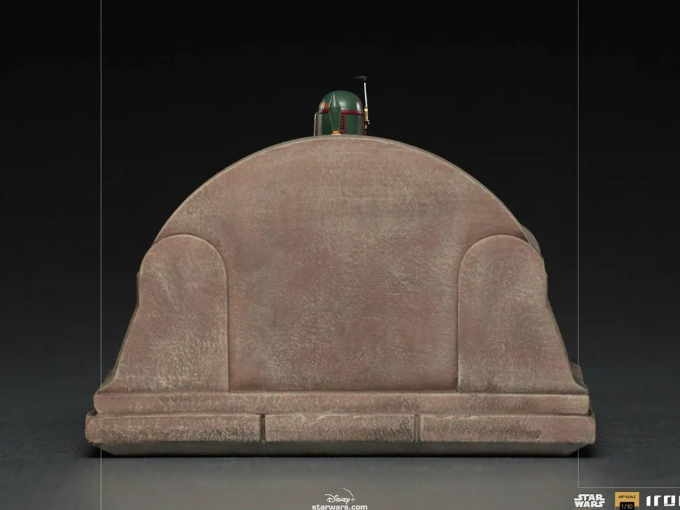 Star Wars: The Mandalorian - Boba Fett on Throne Deluxe 1/10th Scale Statue