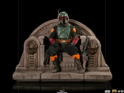 Star Wars: The Mandalorian - Boba Fett on Throne Deluxe 1/10th Scale Statue