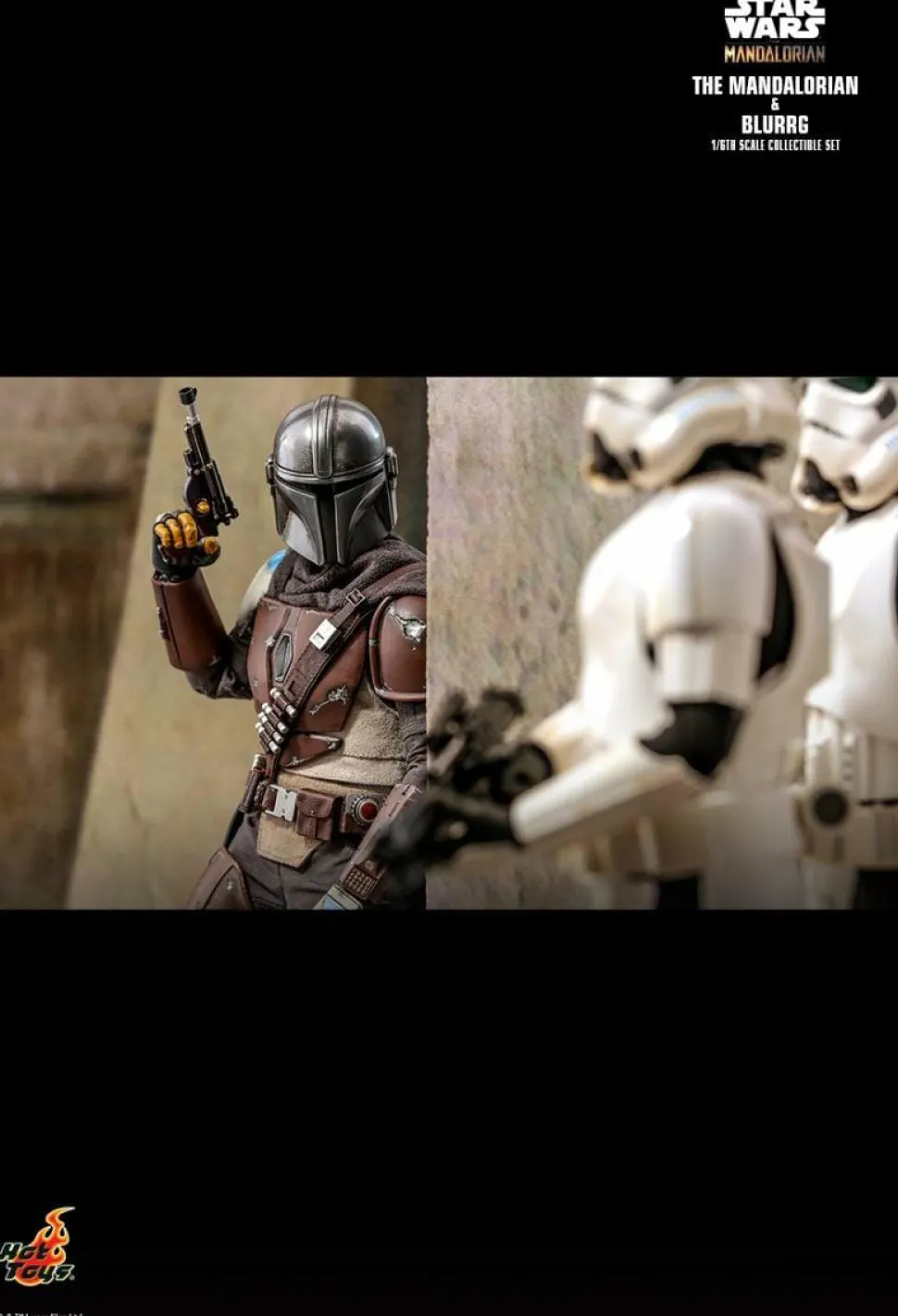 Star Wars: The Mandalorian - The Mandalorian & Blurrg 1/6th Scale Hot Toys Action Figure 2-Pack