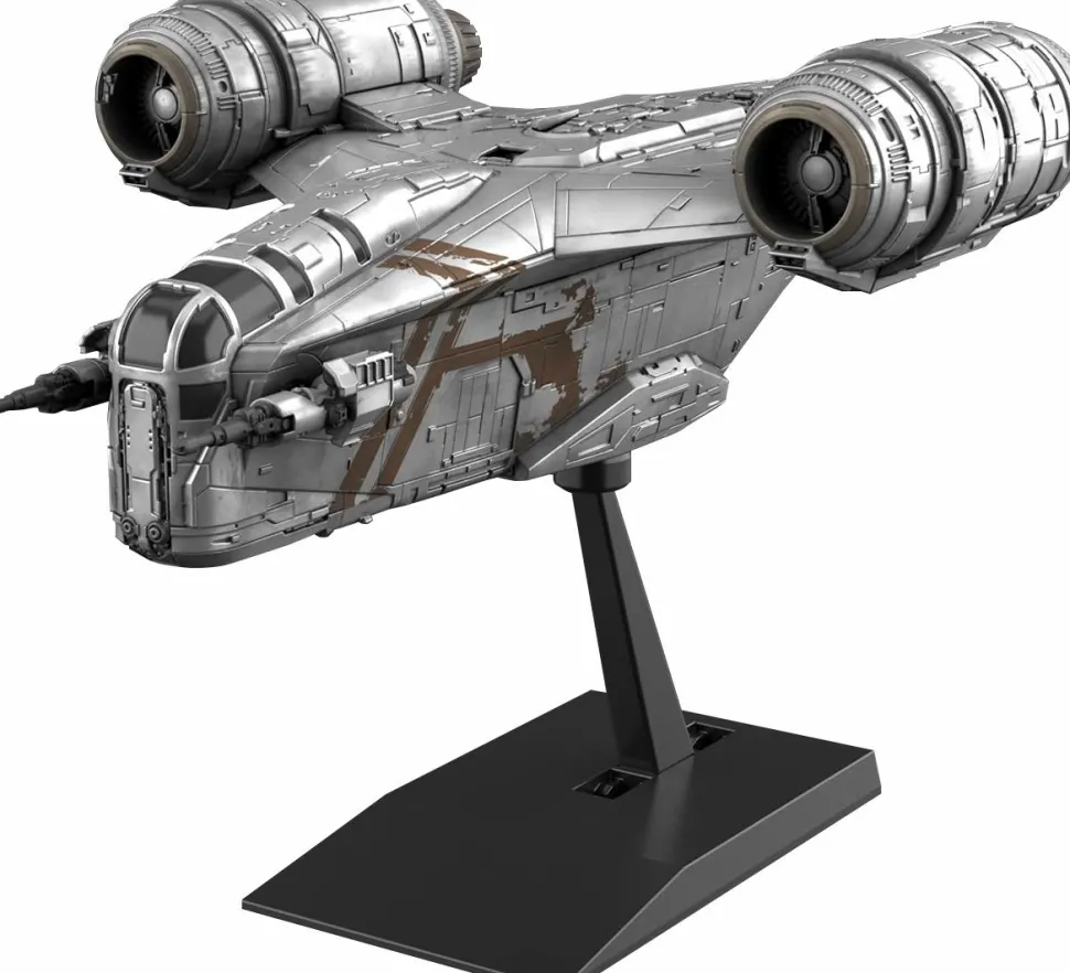 Star Wars: The Mandalorian - Razor Crest (Silver Coating Ver.) 1/144th Scale Vehicle Replica Model Kit