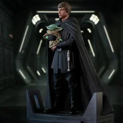 Star Wars: The Mandalorian - Luke Skywalker & Grogu Premier Collection 10” Statue