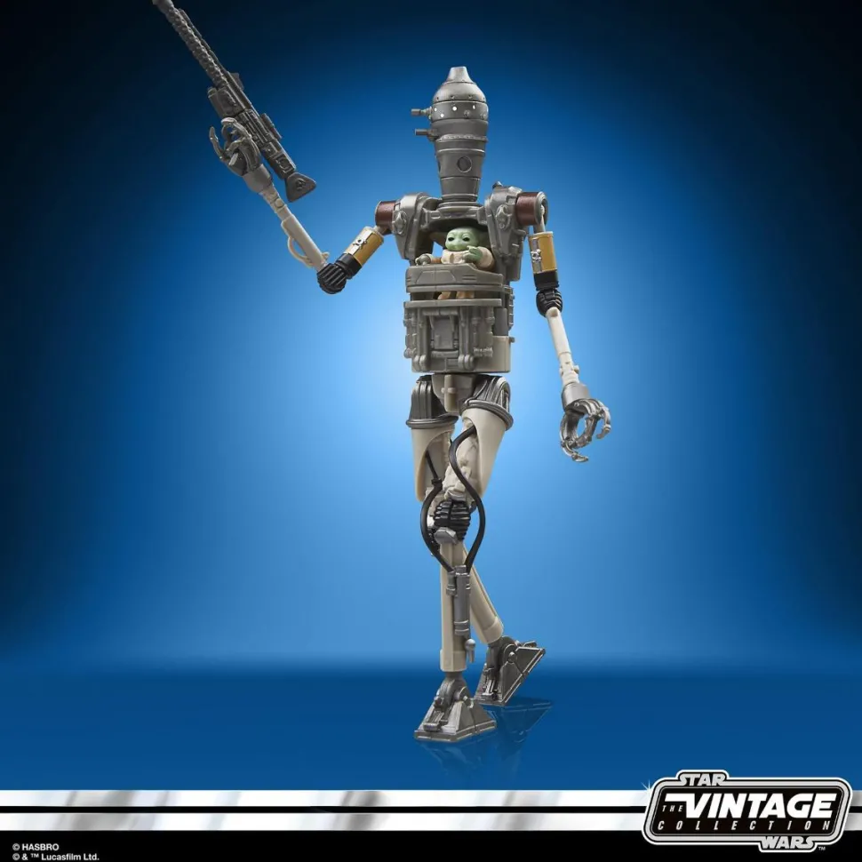 Star Wars: The Mandalorian - IG-12, Grogu & Anzellan Vintage Collection Kenner 3.75" Scale Action Figure