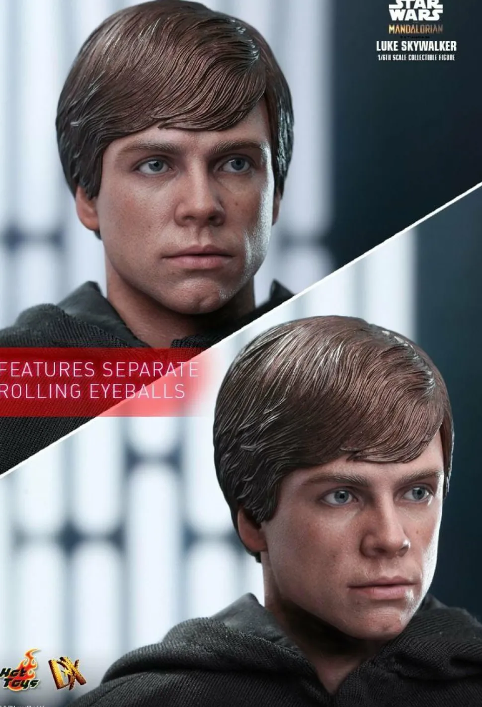 Star Wars: The Mandalorian - Luke Skywalker 1/6th Scale Hot Toys Action Figure