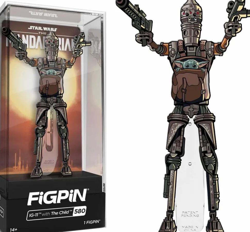 Star Wars: The Mandalorian - IG-11 with The Child FigPin Enamel Pin