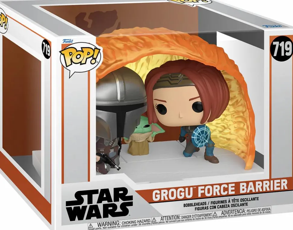 Star Wars: The Mandalorian - Grogu Force Barrier Pop! Moment Vinyl Figure