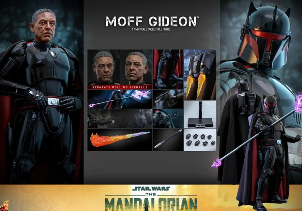 Star Wars: The Mandalorian - Moff Gideon with Helmet 1/6th Scale Hot Toys Action Figure
