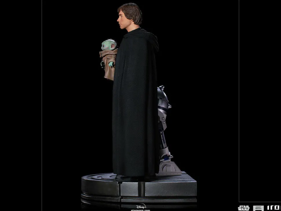 Star Wars: The Mandalorian - Luke Skywalker, R2-D2 & Grogu 1/4 Scale Legacy Statue