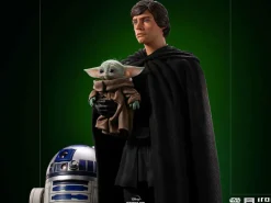 Star Wars: The Mandalorian - Luke Skywalker, R2-D2 & Grogu 1/4 Scale Legacy Statue