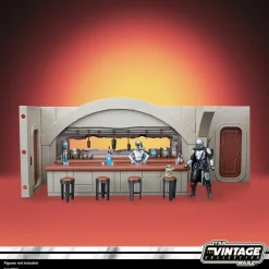 Star Wars: The Mandalorian - Nevarro Cantina with Imperial Death Trooper (Nevarro) Vintage Collection 3.75” Scale Action Figure Diorama Playset
