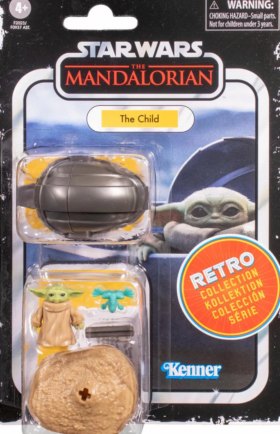 Star Wars: The Mandalorian - Baby Yoda (The Child) Retro Collection Kenner 3.75” Action Figure