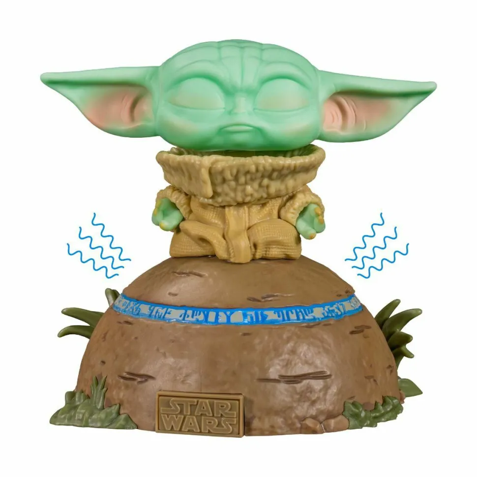 Star Wars: The Mandalorian - Grogu Using The Force Deluxe Pop! Vinyl Figure with Light & Sound