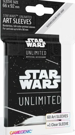 Star Wars: Unlimited - Card Back White Standard Deck Protector Sleeves (60 Count)