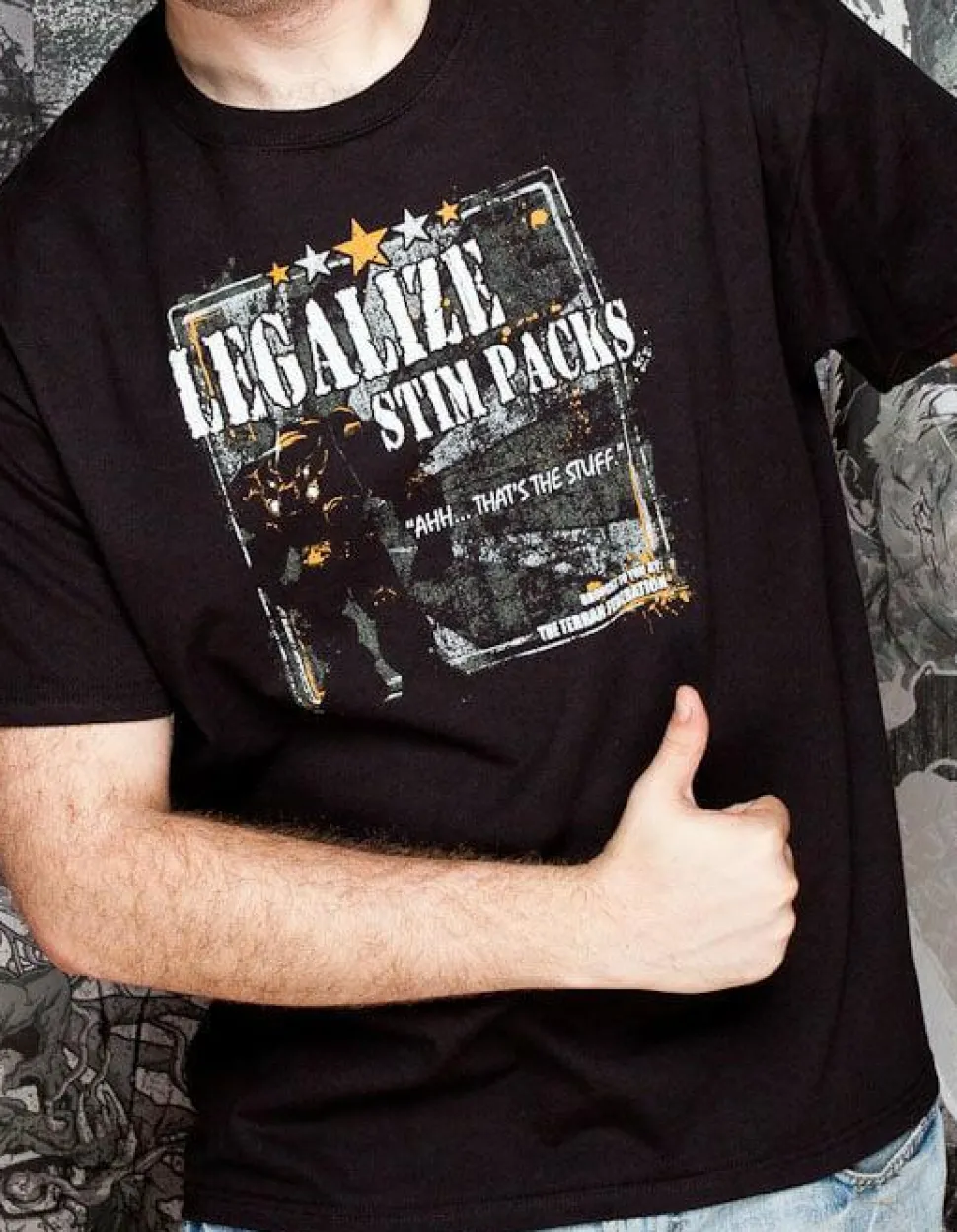 StarCraft - Legalise Stim Packs Male T-Shirt