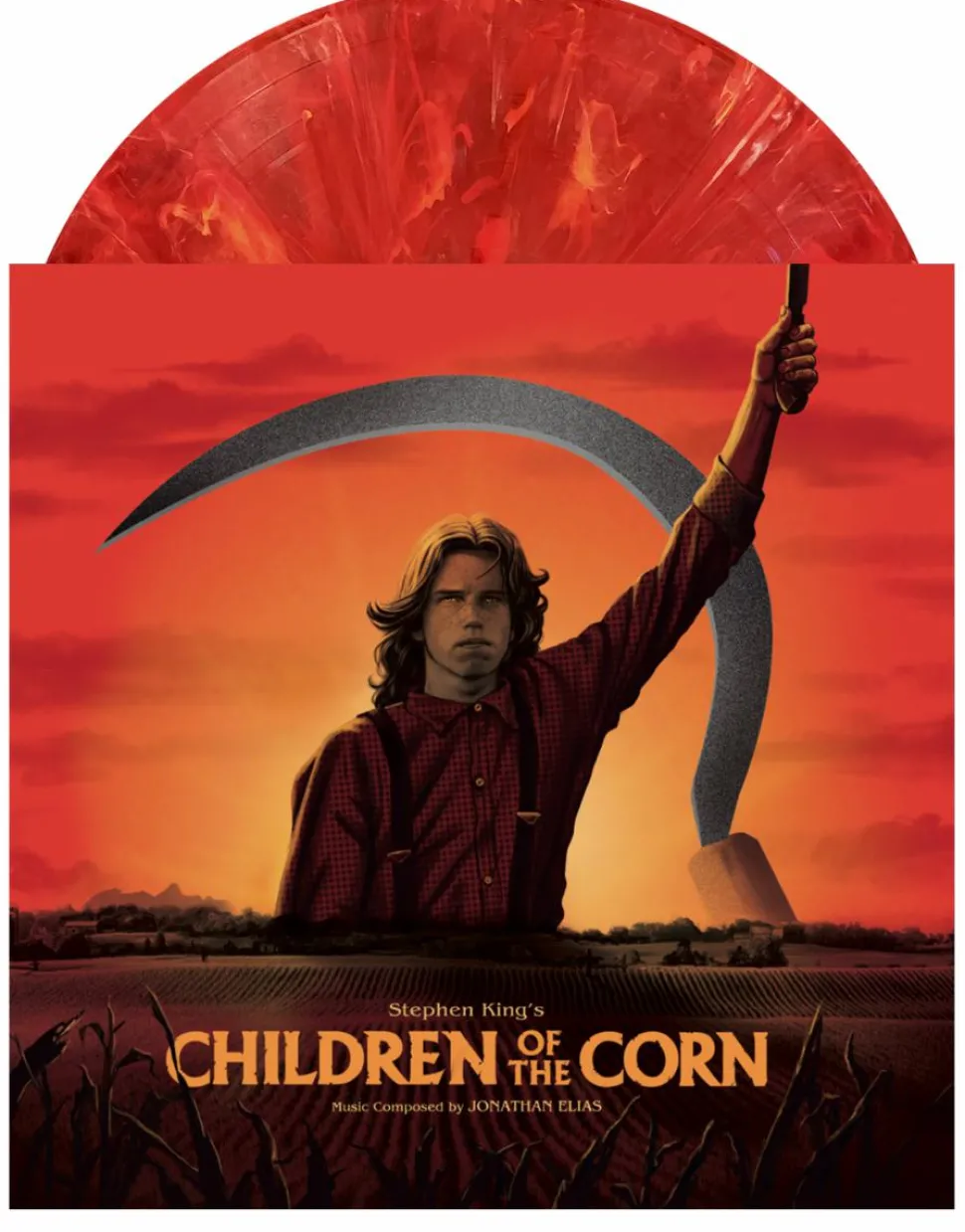 Stephen King's Children Of The Corn - Music Composed By Jonathan Elias LP Vinyl Record (“Midnight Harvest” Red With Orange Swirl Coloured Vinyl)