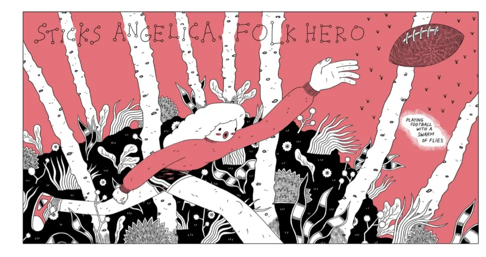 Sticks Angelica, Folk Hero by Michael DeForge Hardcover Book