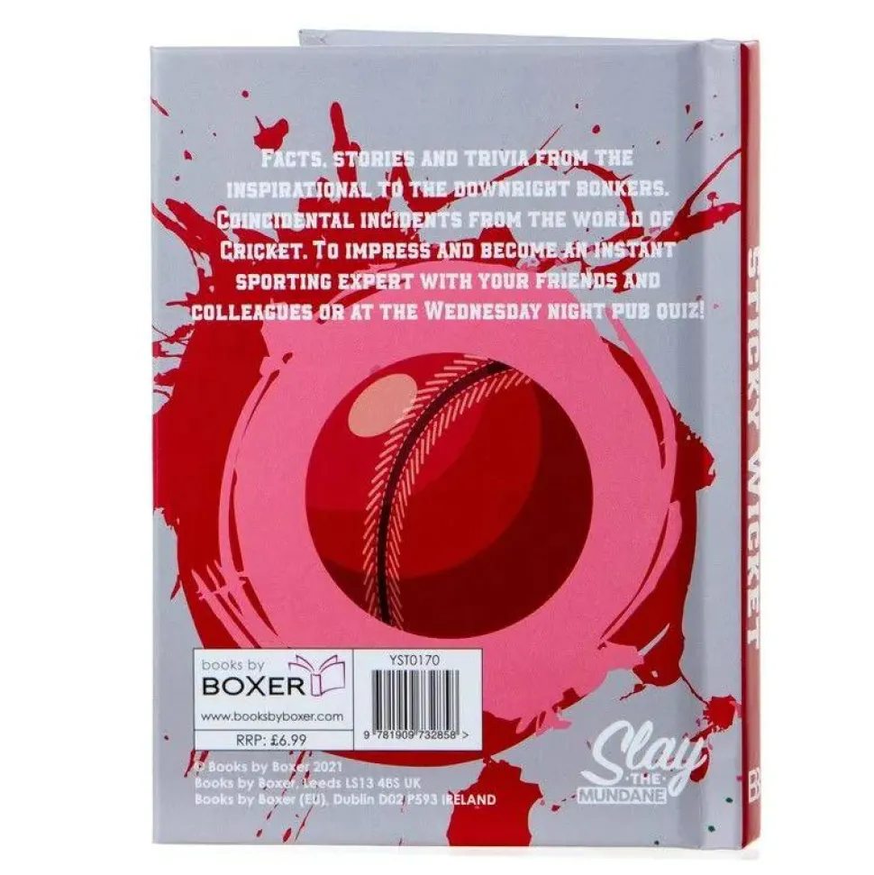 Sticky Wicket: Un-Ball-Leviable Cricket Facts and Trivia Hardcover Book