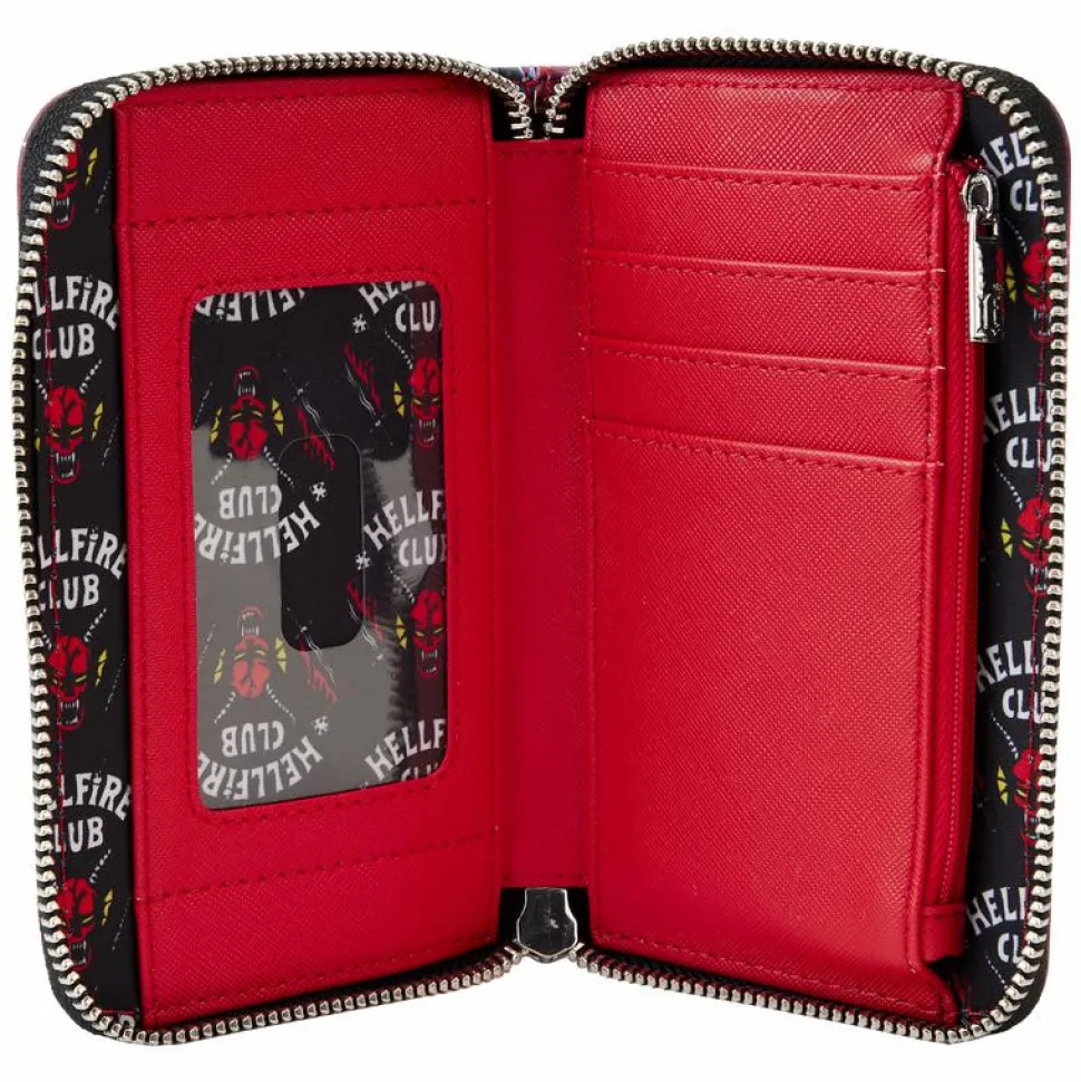 Stranger Things - Eddie Tribute Glow in the Dark 4" Faux Leather Zip-Around Wallet