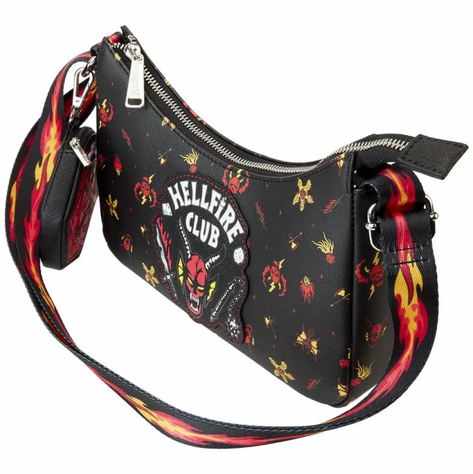 Stranger Things - Hellfire Club Glow in the Dark 6" Faux Leather Crossbody Bag