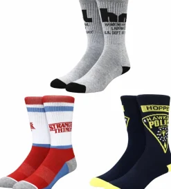 Stranger Things - Icon Men’s Crew Socks 3-Pack (One Size)