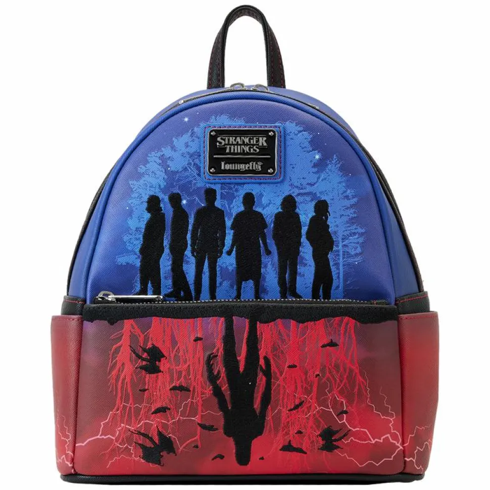 Stranger Things - Upside Down Shadows 10” Faux Leather Mini Backpack