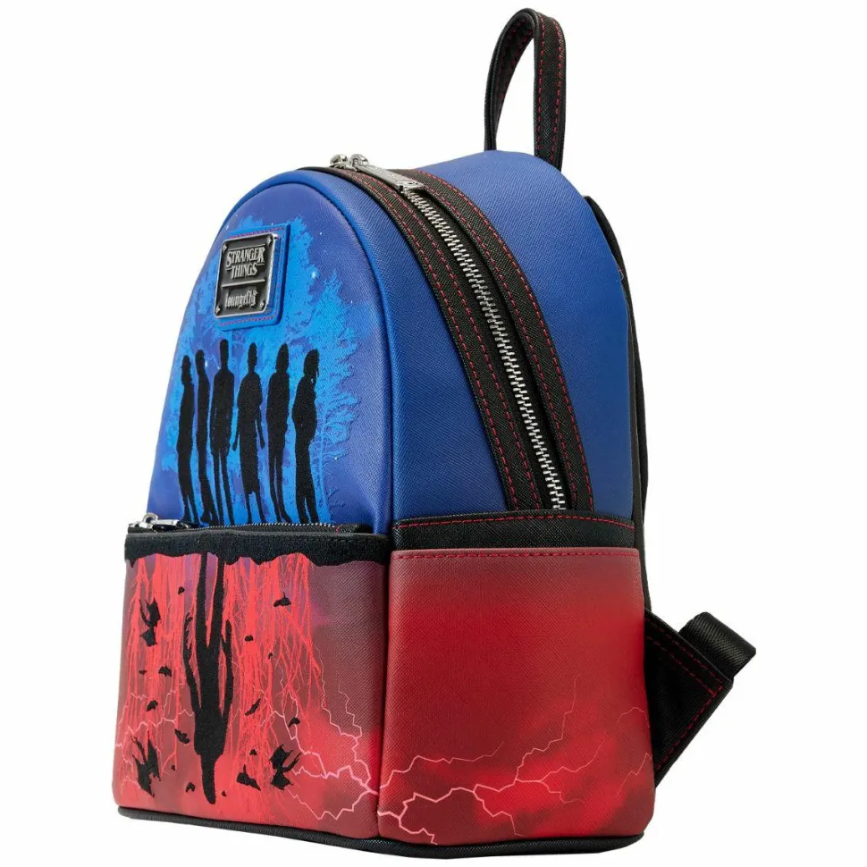 Stranger Things - Upside Down Shadows 10” Faux Leather Mini Backpack