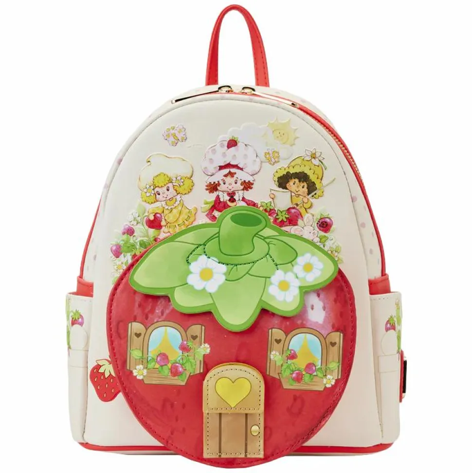 Strawberry Shortcake - Strawberry House Scented 10" Faux Leather Mini Backpack
