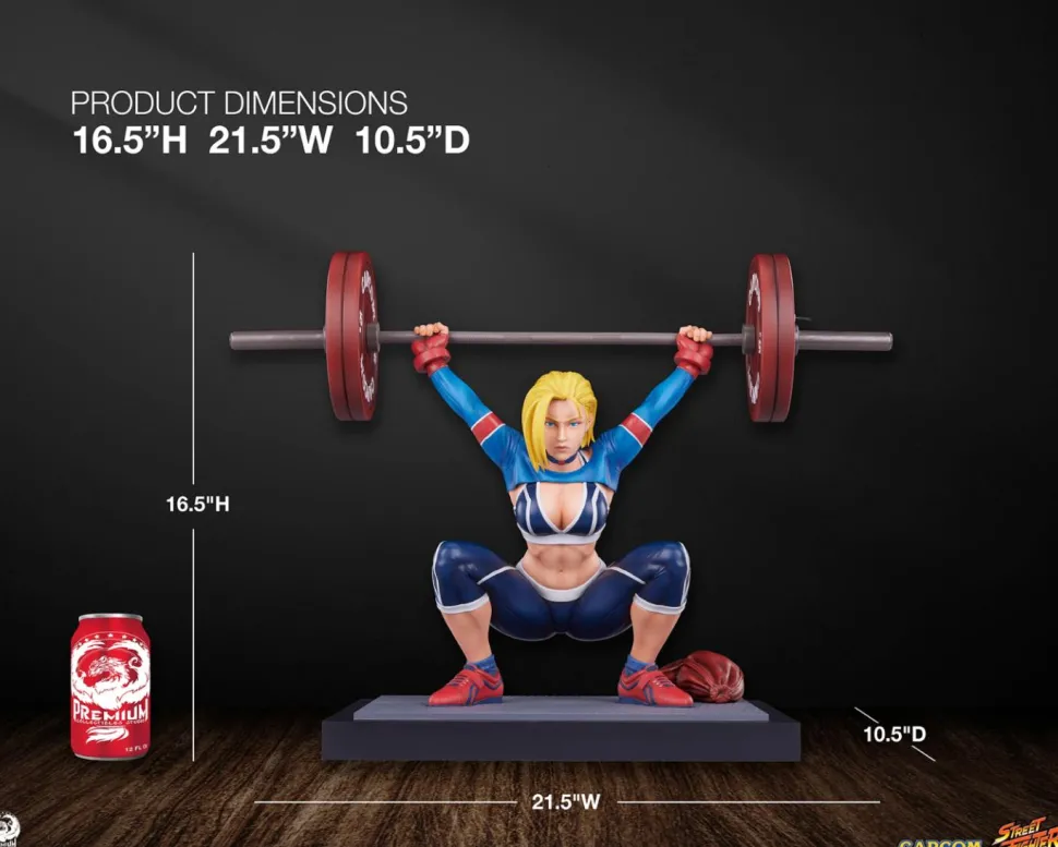 Street Fighter 6 - Cammy Powerlifting (SF6 Edition) 1/4 Scale Statue
