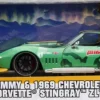 Street Fighter - Cammy & 1969 Chevrolet Corvette Stingray ZL1 Anime Hollywood Rides 1/24th Scale Die-Cast Vehicle Replica
