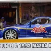 Street Fighter - Chun-Li & 1993 Mazda RX-7 Anime Hollywood Rides 1/24th Scale Die-Cast Vehicle Replica