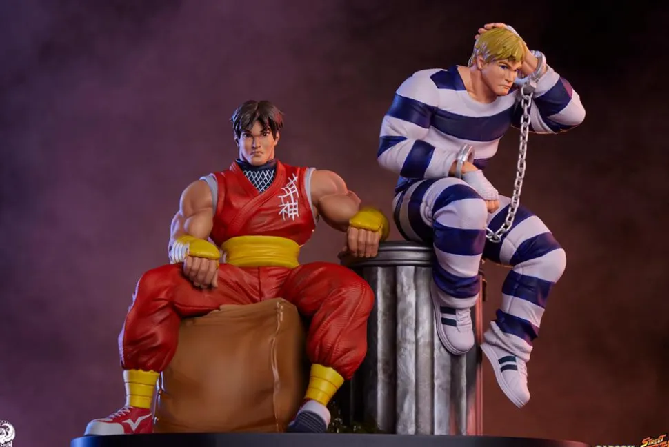 Street Fighter - Cody & Guy 1/10th Scale Statue