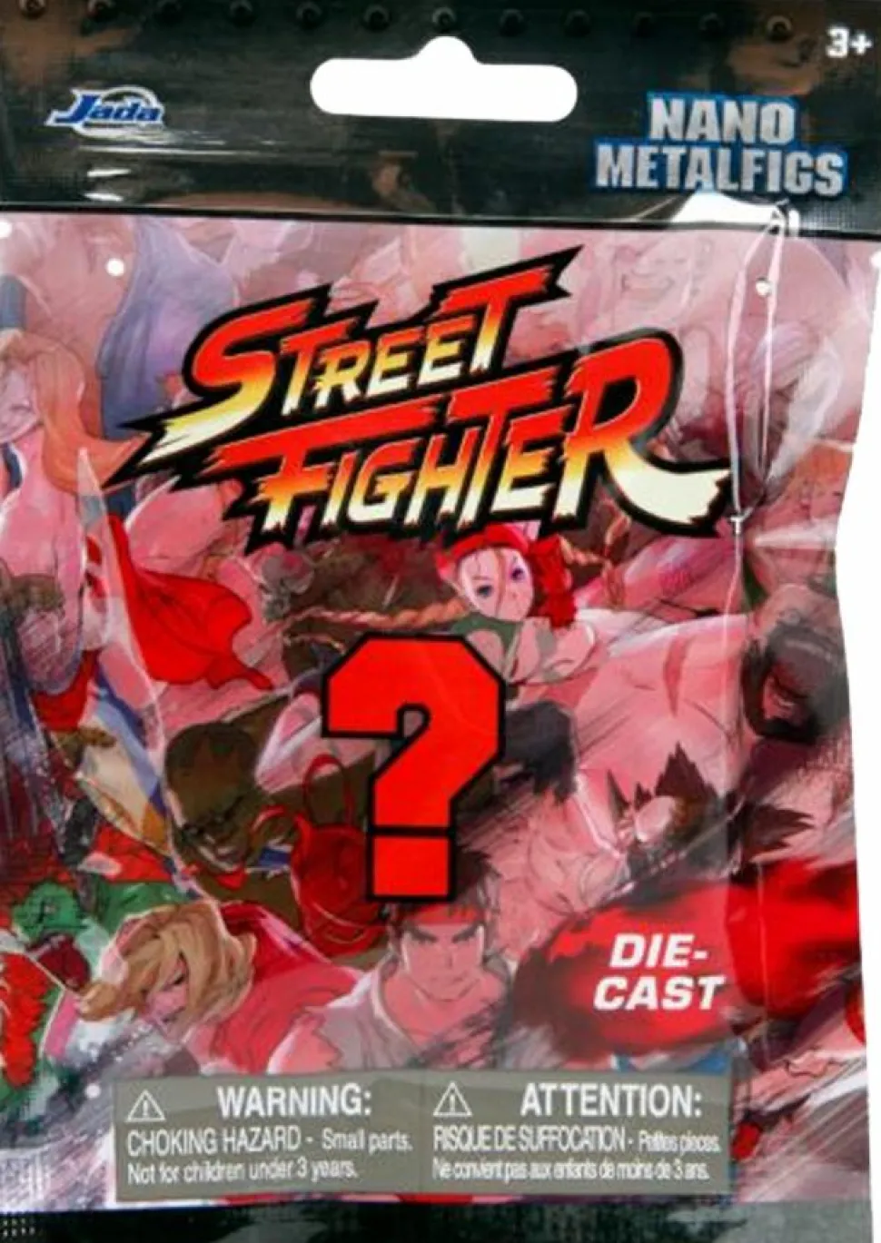 Street Fighter - Nano Metalfigs Blind Bag 1.65" Die-Cast Figure (Display of 24)