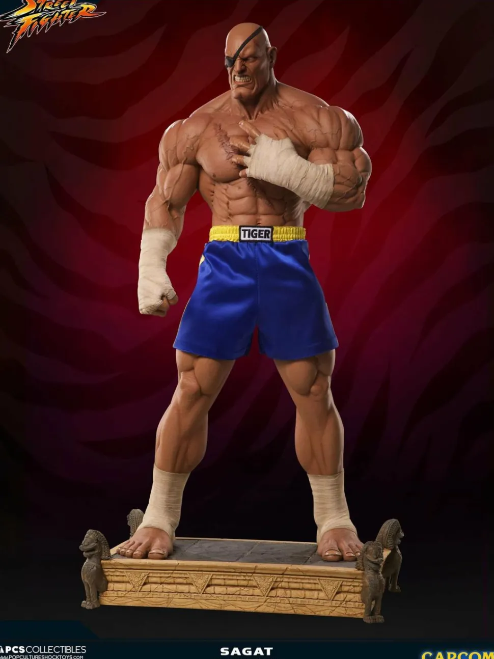Street Fighter - Sagat 1/3 Scale Statue