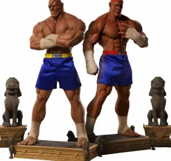 Street Fighter - Sagat Evolution (Set of 2) Exclusive 1/3 Scale Statues